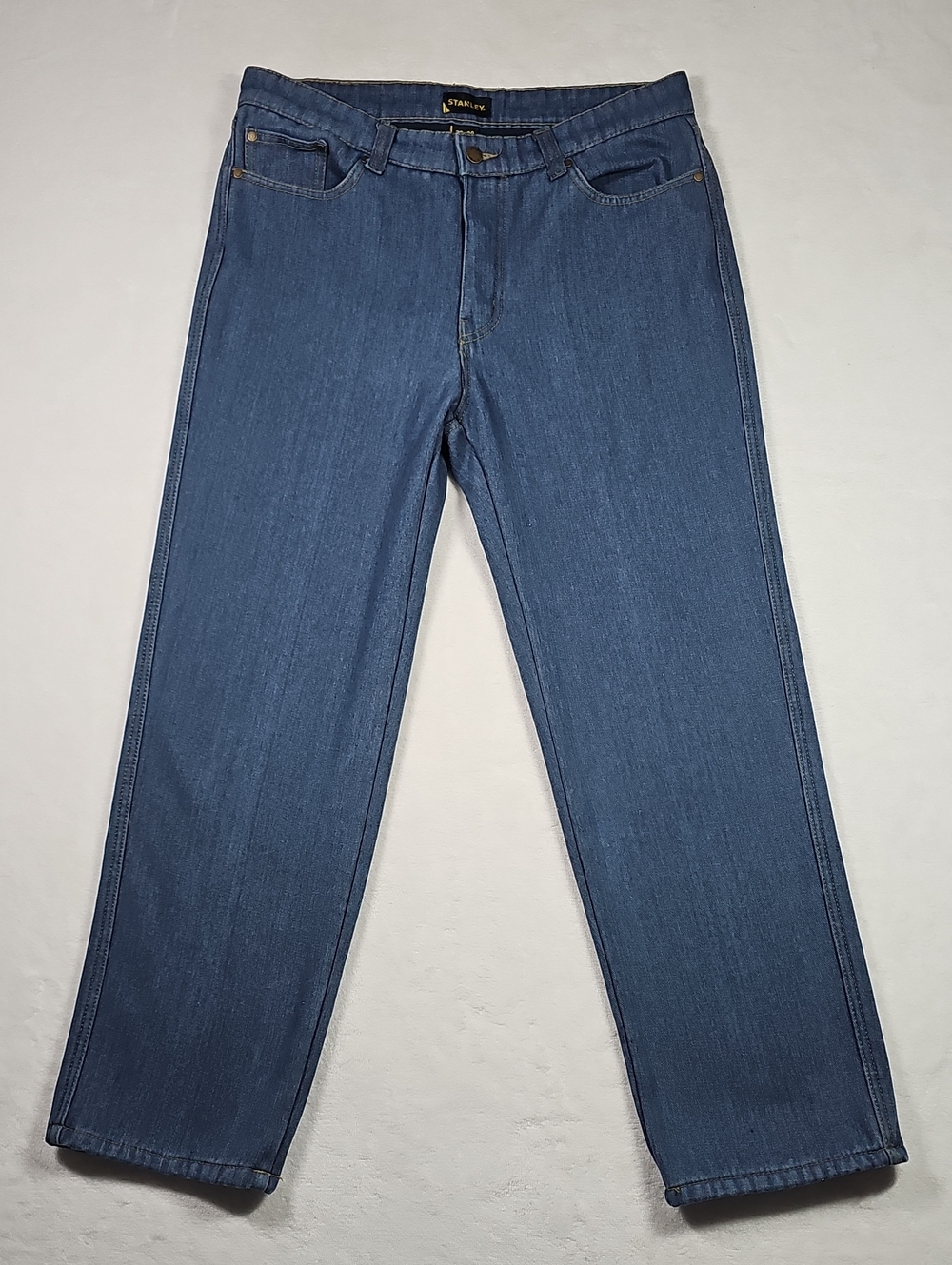 Stanley Men's Straight Jeans With Fleece Lining- Classic Blue‎